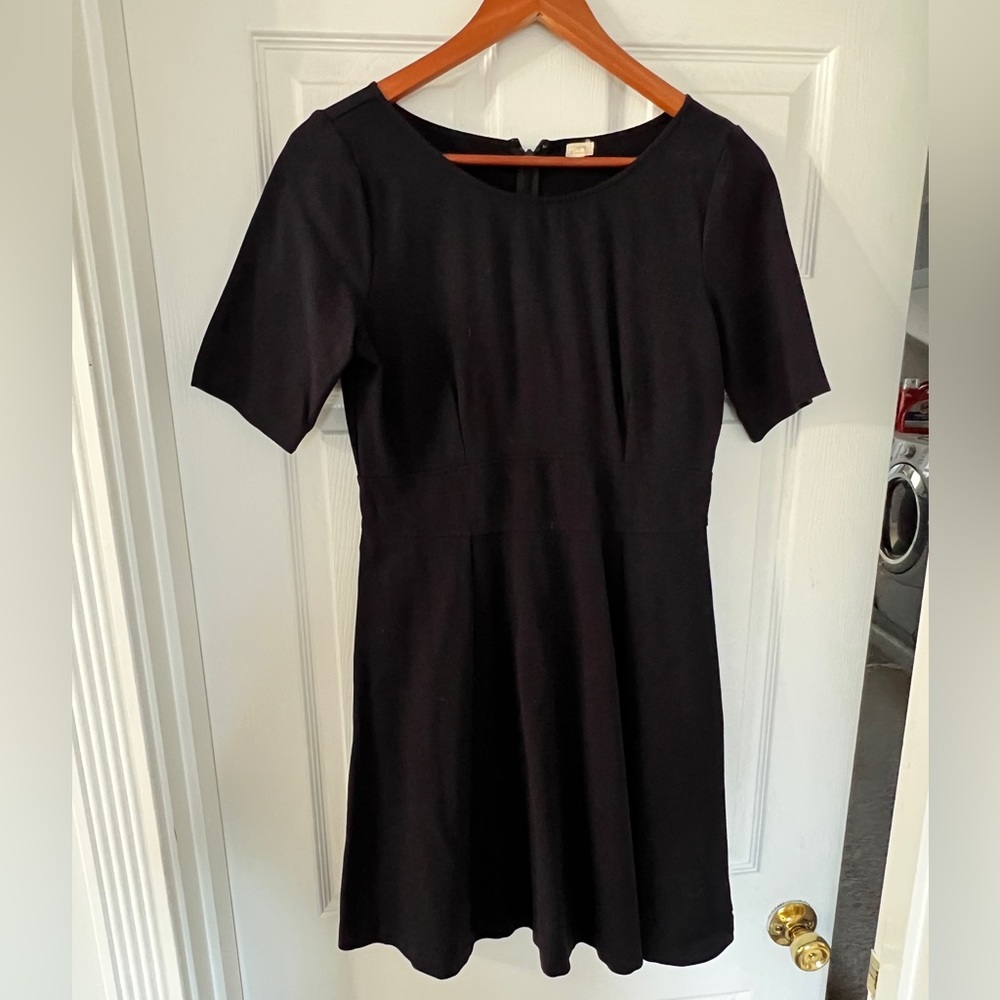 J.Crew Black Dress- size 8